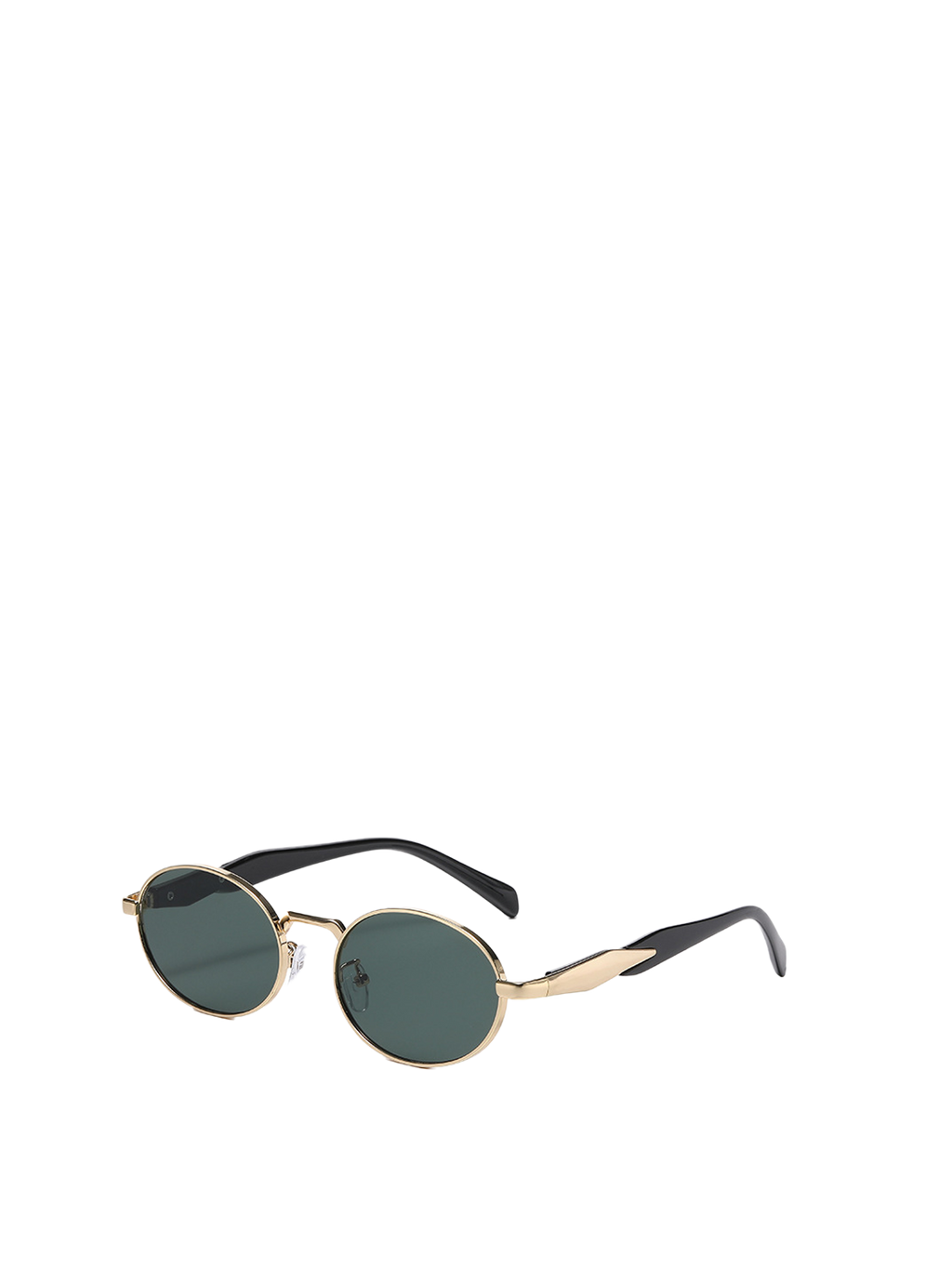 QF New Oval Retro Fashion Sunglasses for Street Style