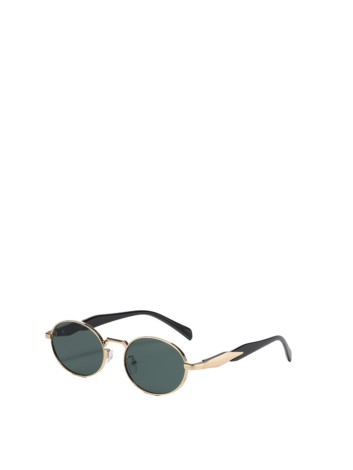 QF New Oval Retro Fashion Sunglasses for Street Style