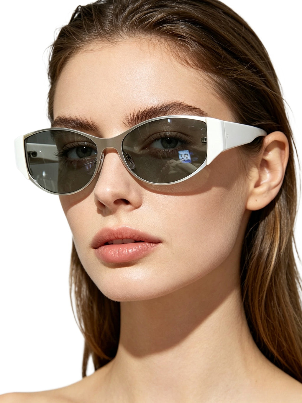QF Futuristic Cat Eye Sunglasses