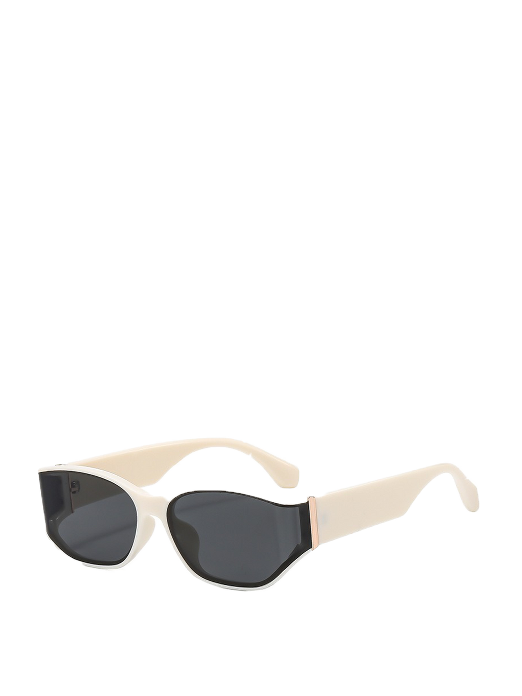QF etro Curved Small Frame Sunglasses