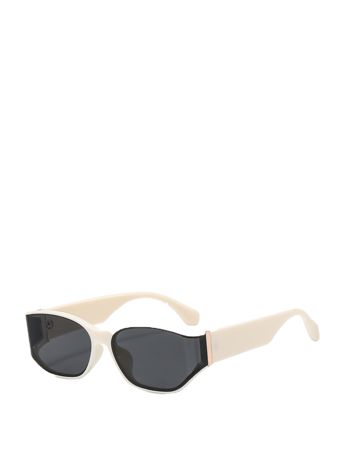 QF etro Curved Small Frame Sunglasses