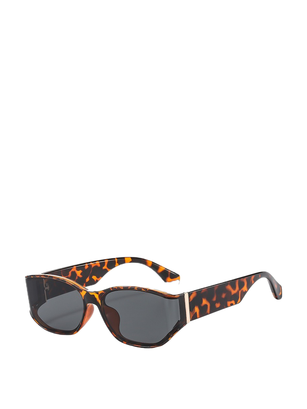 QF etro Curved Small Frame Sunglasses