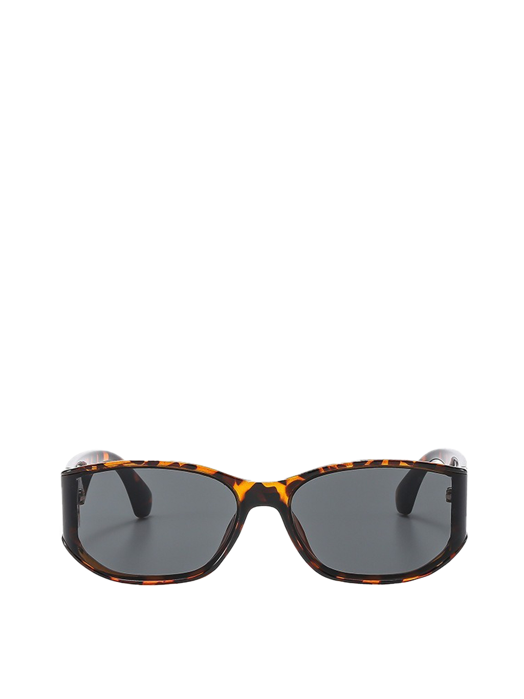 QF etro Curved Small Frame Sunglasses