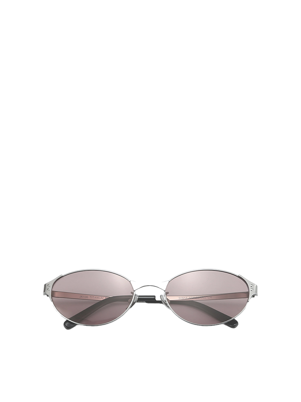 QF Ultra-Light Titanium Oval Sunglasses