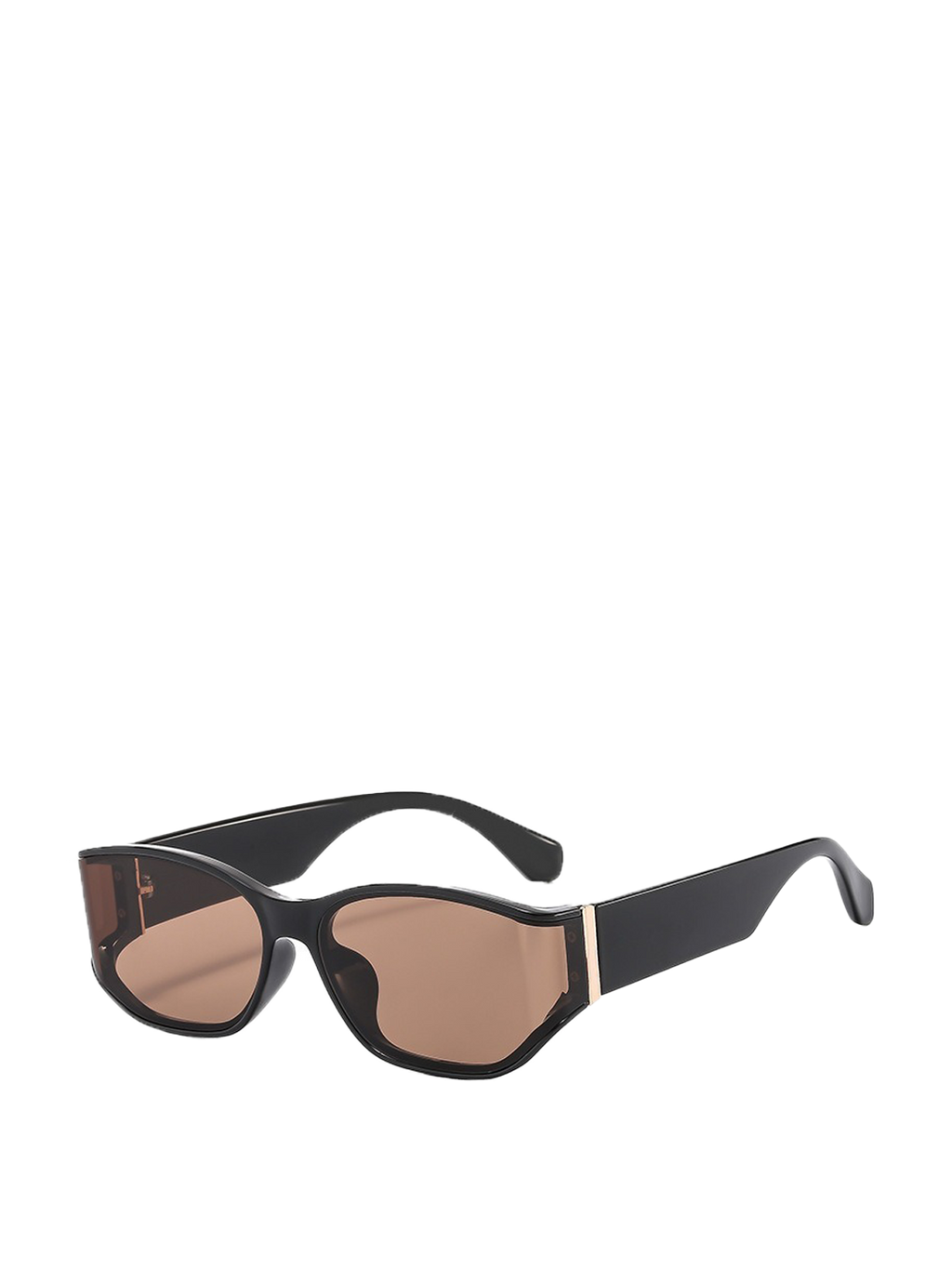 QF etro Curved Small Frame Sunglasses