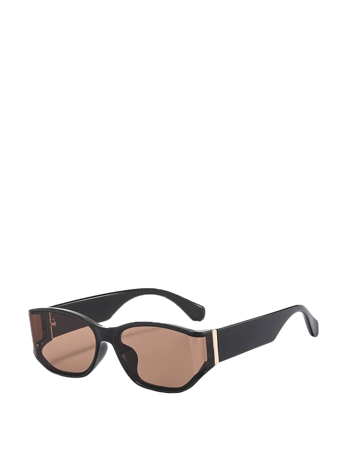 QF etro Curved Small Frame Sunglasses