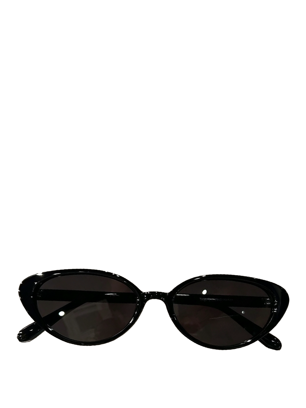 QF Retro Oval Small Cat Eye Sunglasses