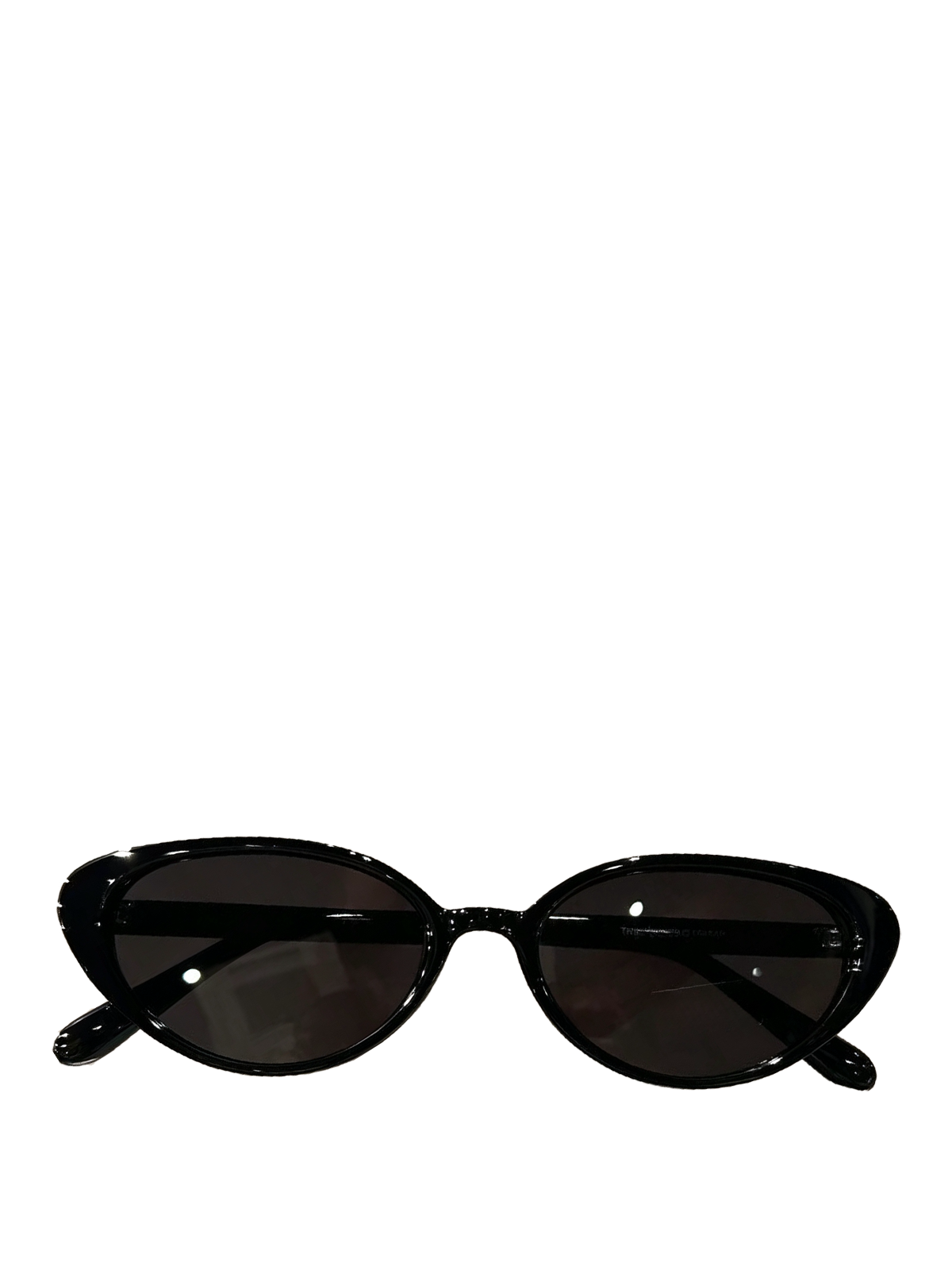 QF Retro Oval Small Cat Eye Sunglasses