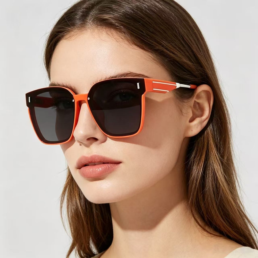 QF New Oversized Square Light Luxury Sunglasses