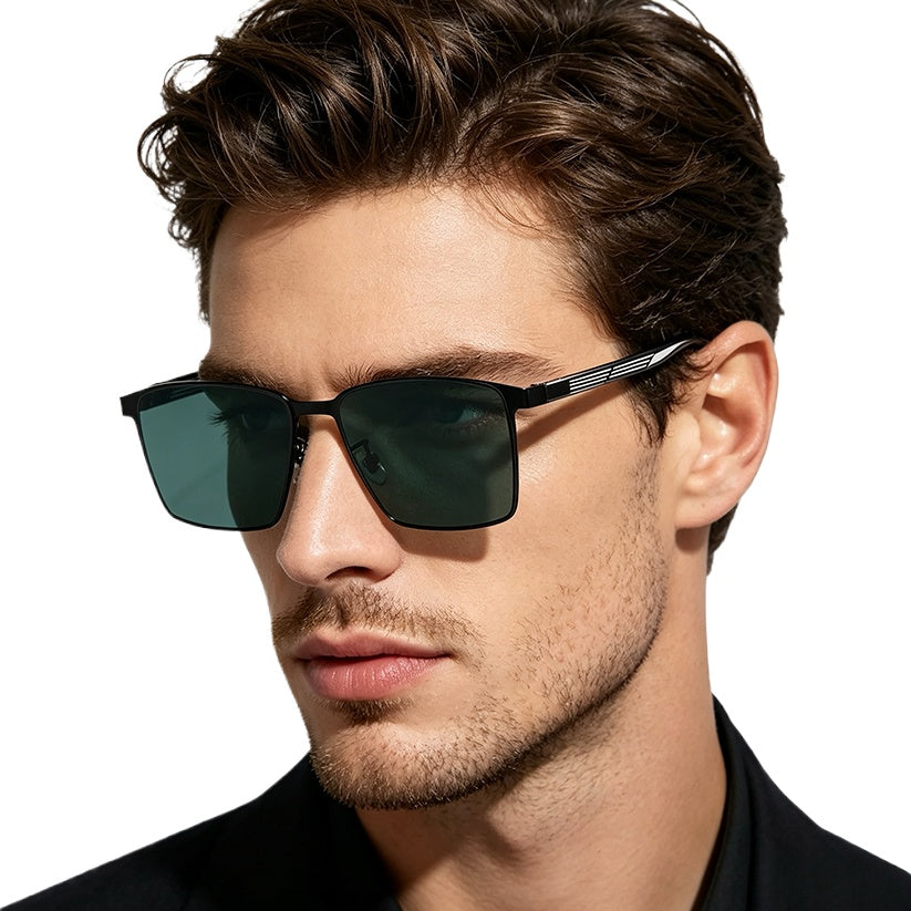QF New HD Square Large Frame Sunglasses
