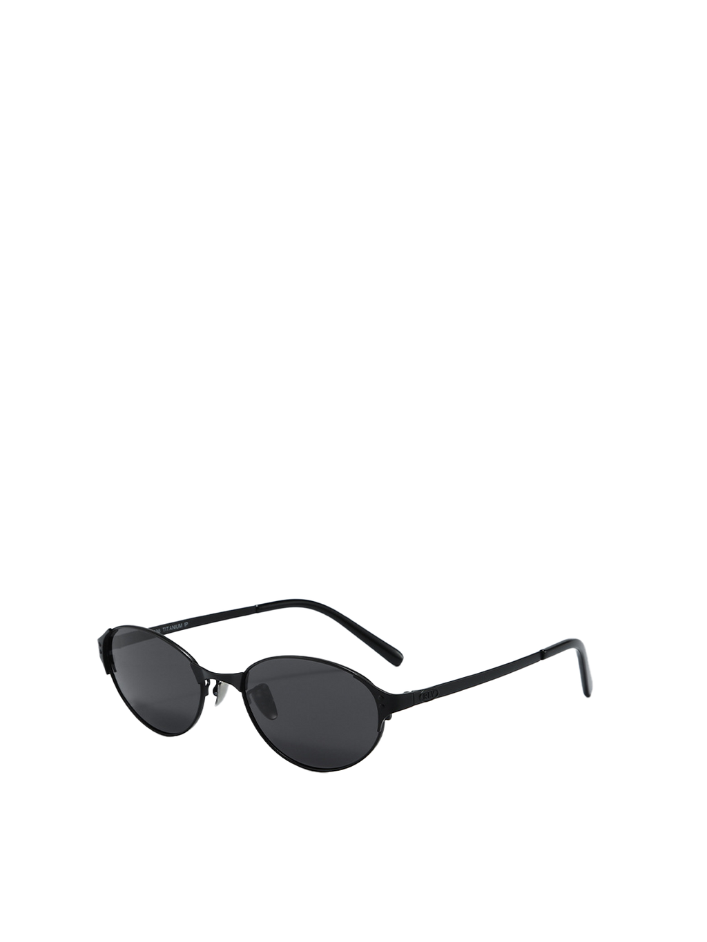QF Ultra-Light Titanium Oval Sunglasses