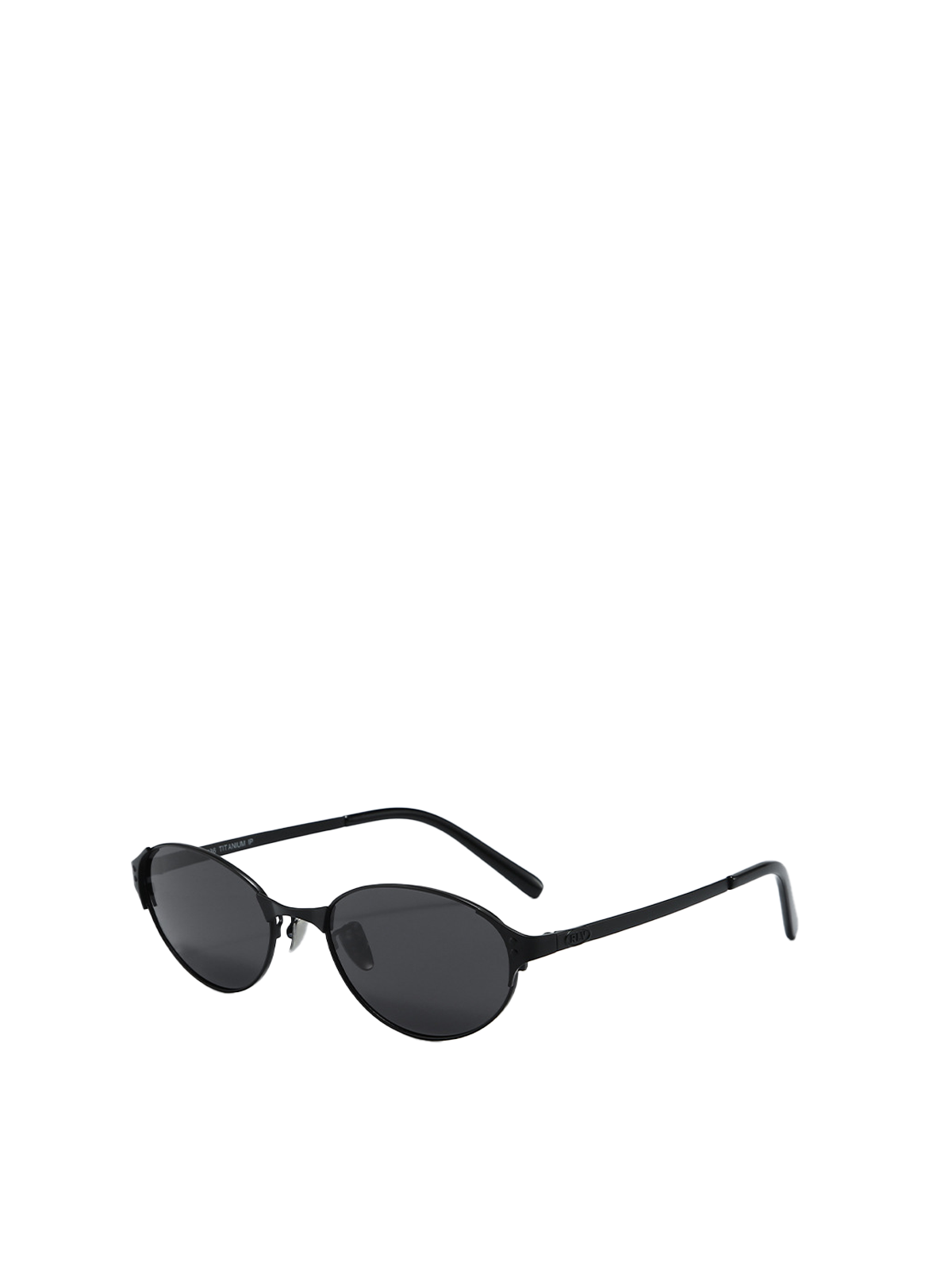 QF Ultra-Light Titanium Oval Sunglasses