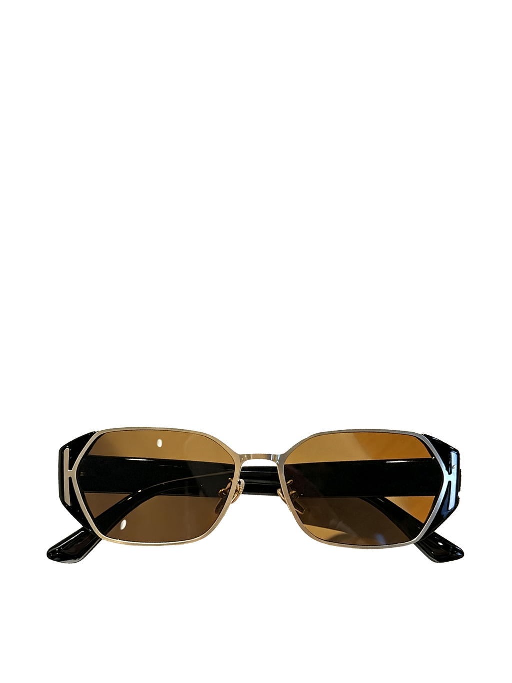 QF New Vintage Tortoiseshell Diamond Sunglasses