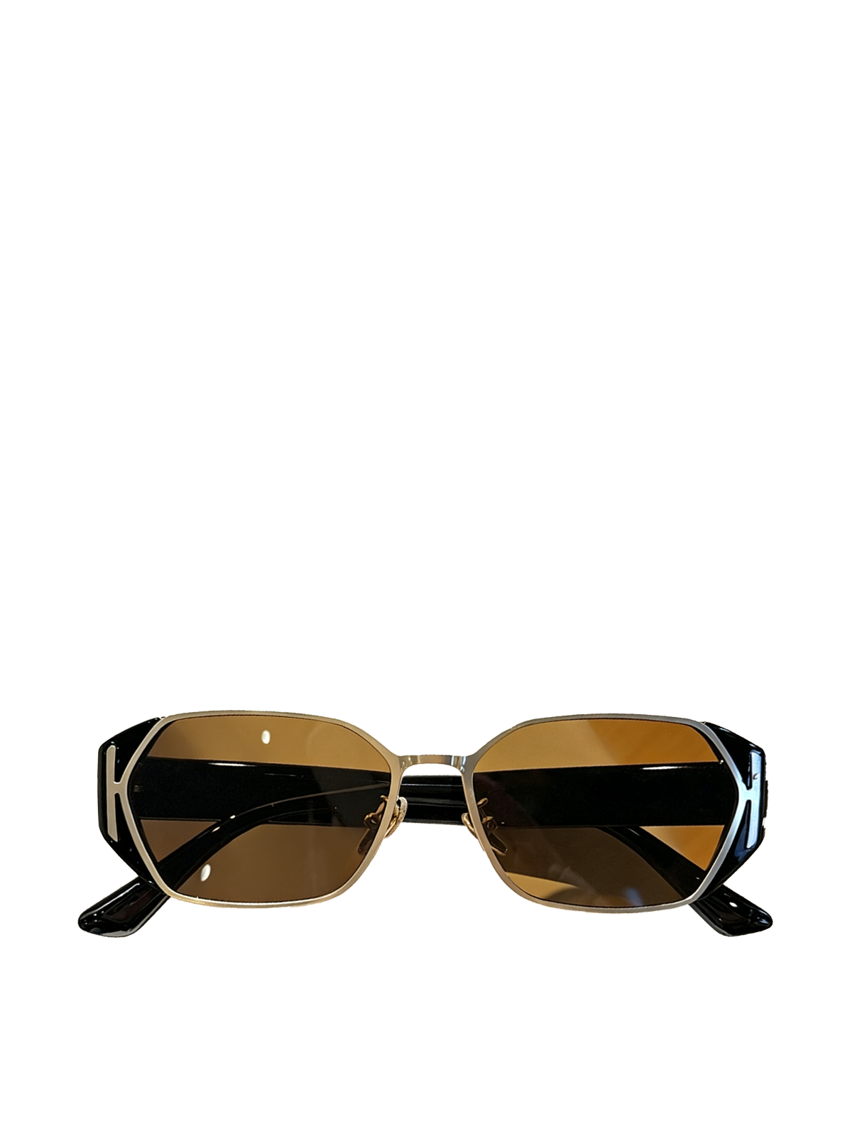 QF New Vintage Tortoiseshell Diamond Sunglasses