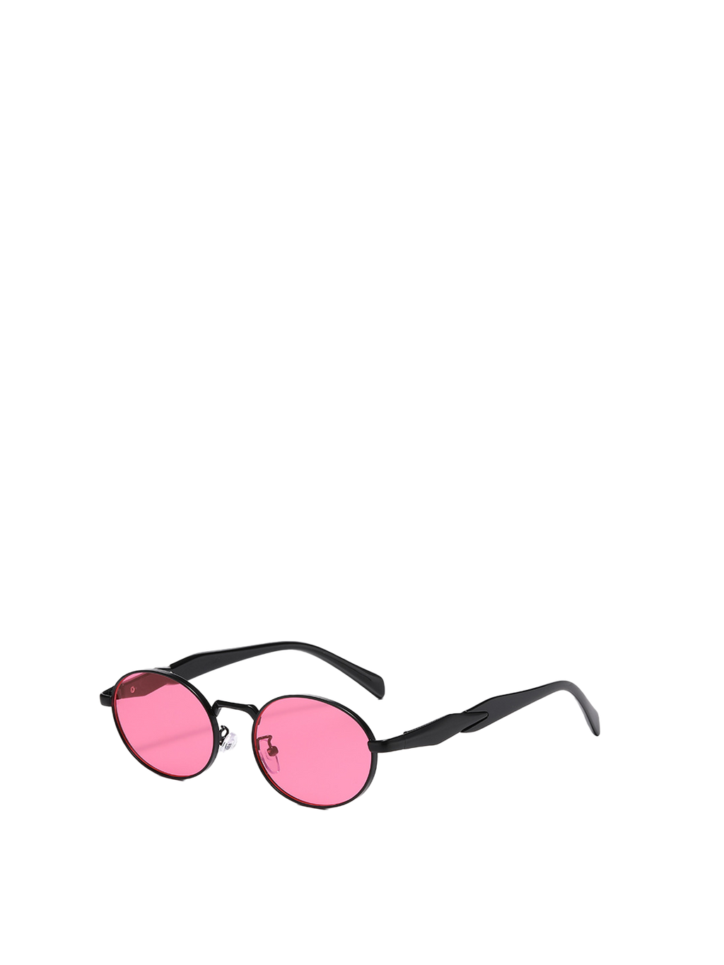 QF New Oval Retro Fashion Sunglasses for Street Style