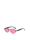QF New Oval Retro Fashion Sunglasses for Street Style