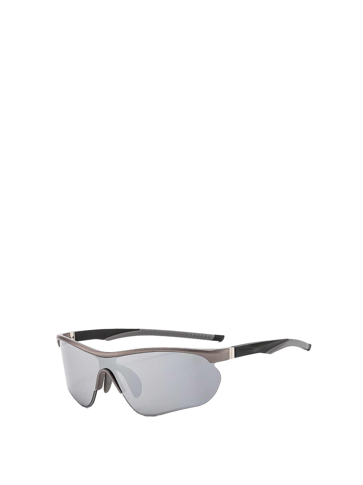 QF Irregular One-Piece Sports Sunglasses