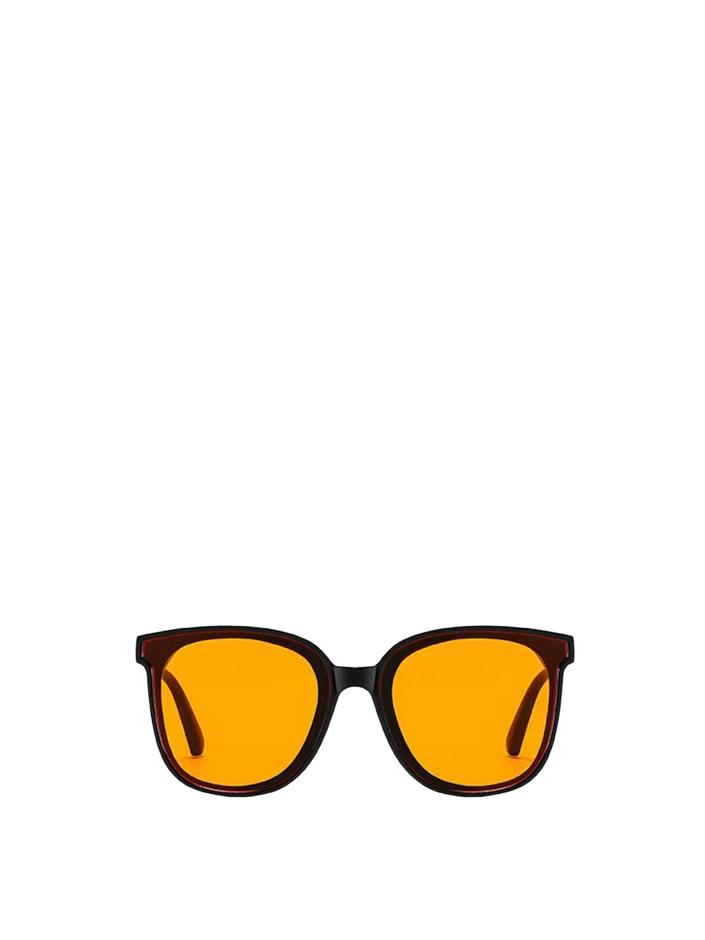 QF New Round Large Frame Sunglasses
