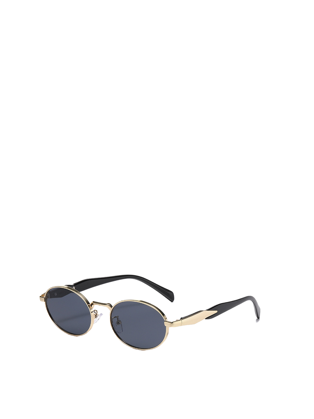 QF New Oval Retro Fashion Sunglasses for Street Style