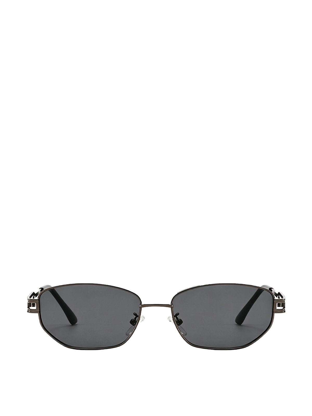 QF New Metal Diamond Small Frame Sunglasses
