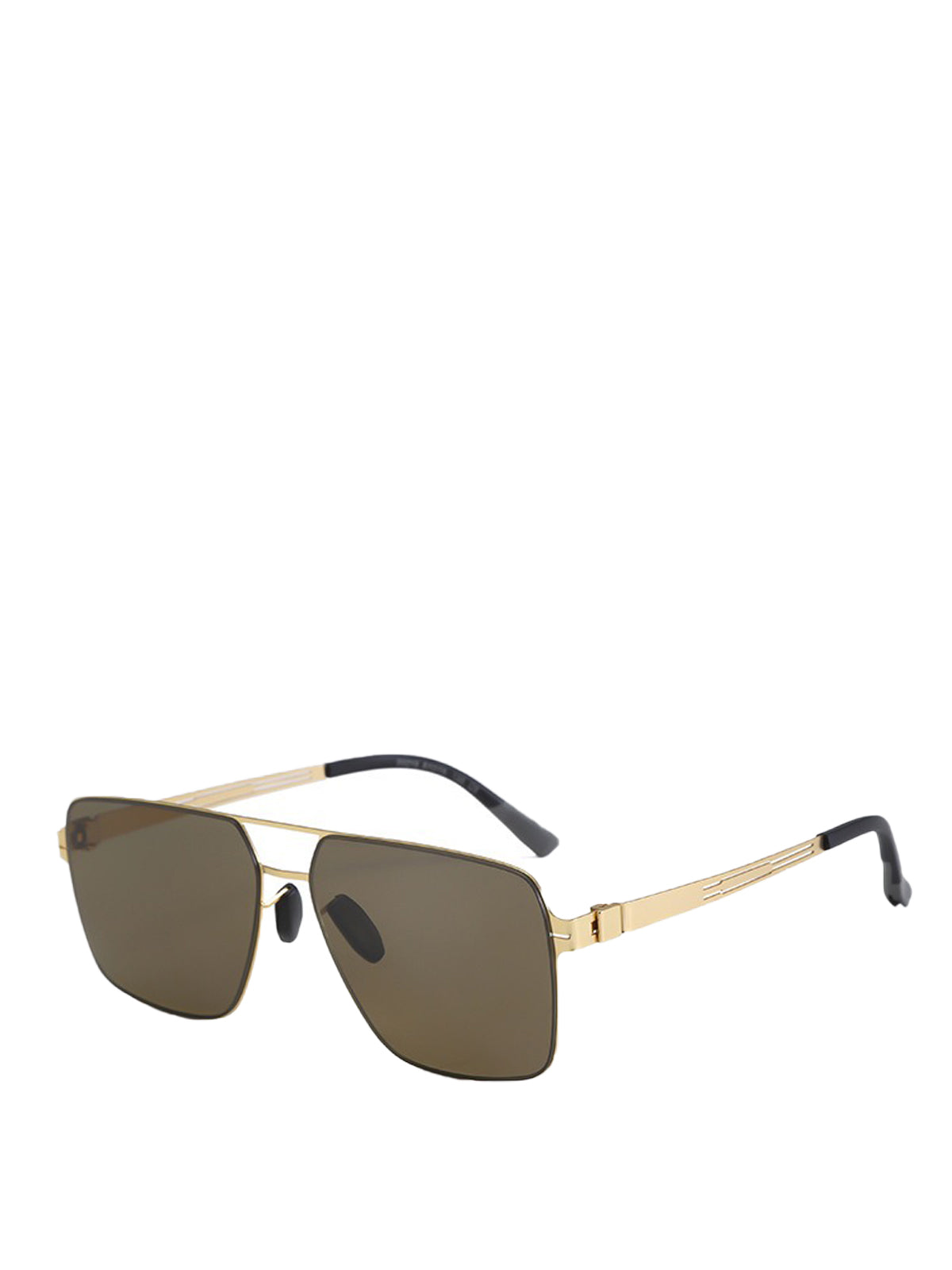 QF New HD Nylon Square Large Frame Sunglasses