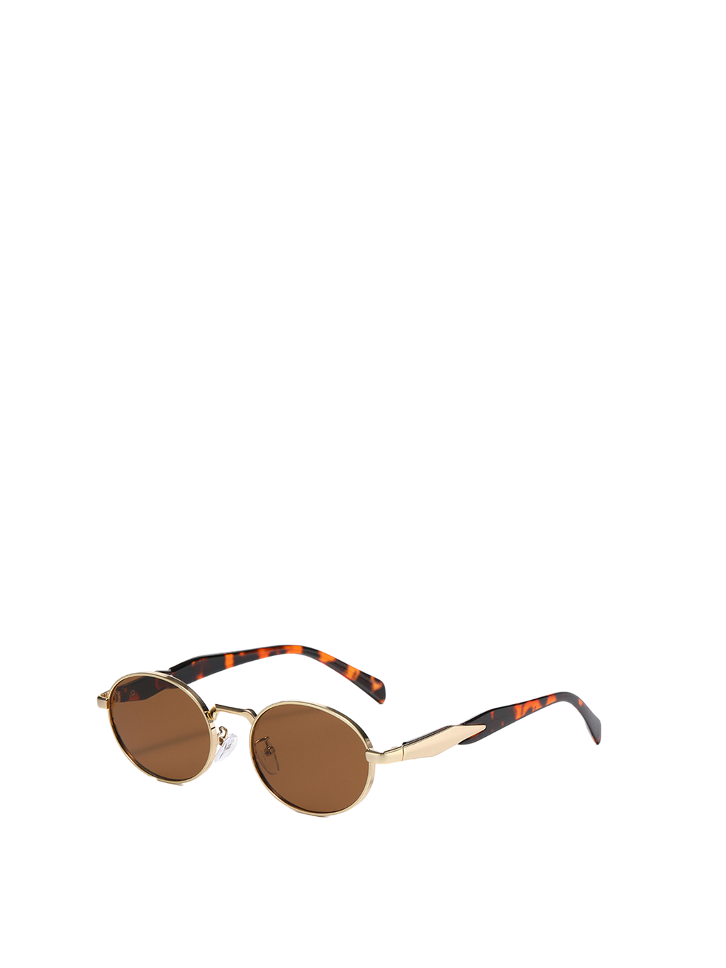 QF New Oval Retro Fashion Sunglasses for Street Style