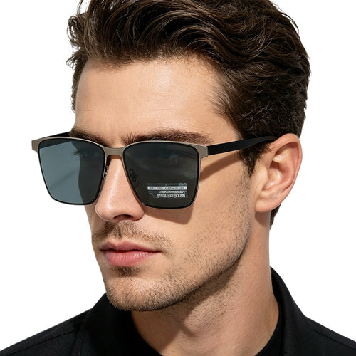 QF HD Polarized Nylon Square Sunglasses