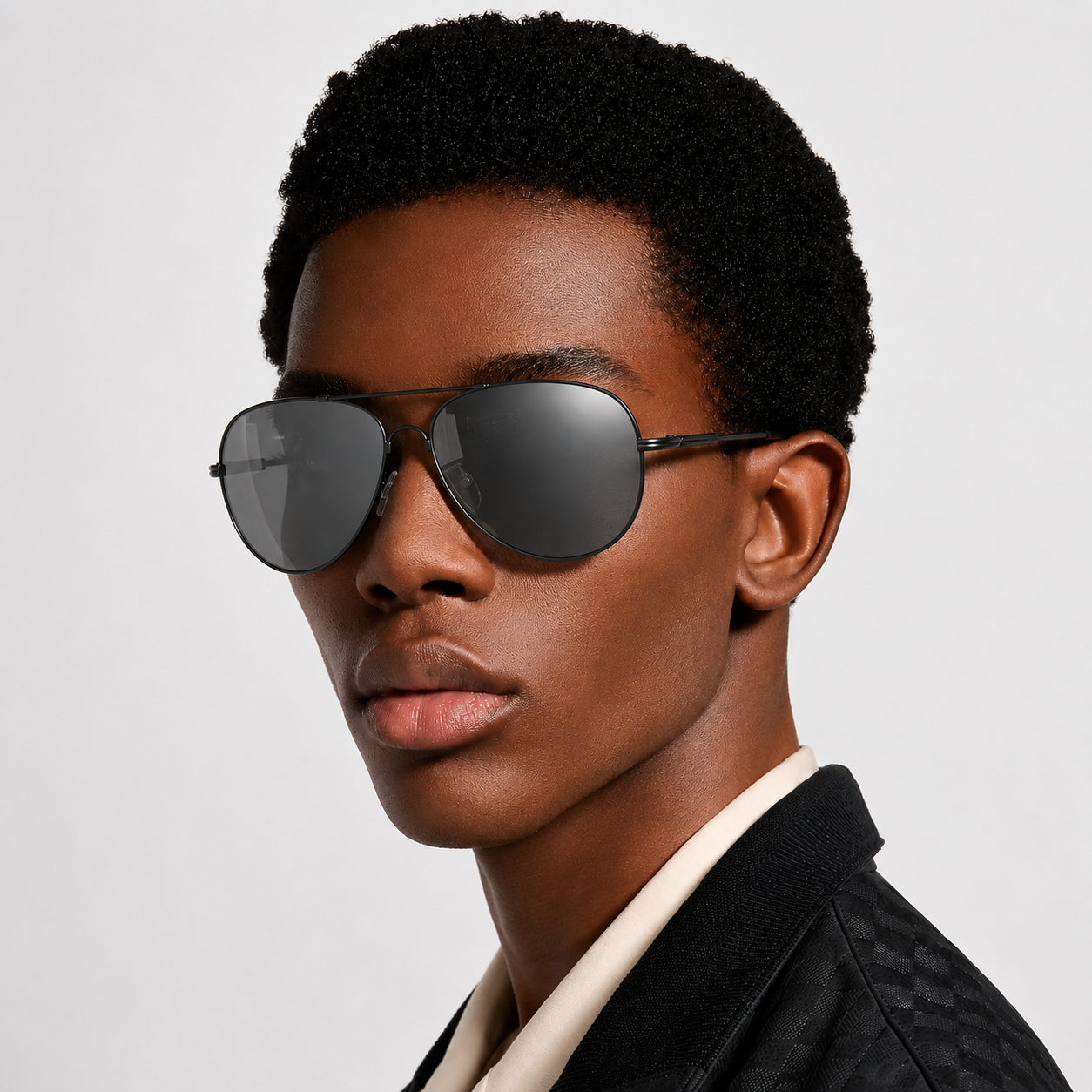 QF Memory Titanium Ultra-Light Driving Aviator Sunglasses