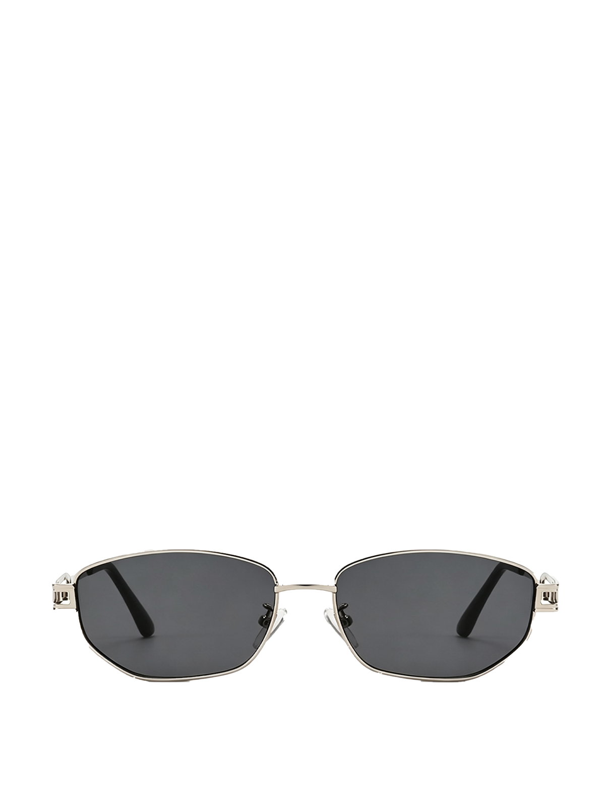QF New Metal Diamond Small Frame Sunglasses