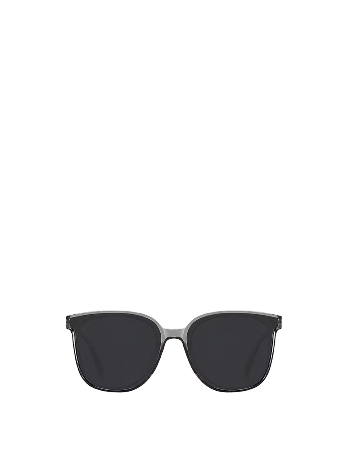 QF New Round Large Frame Sunglasses