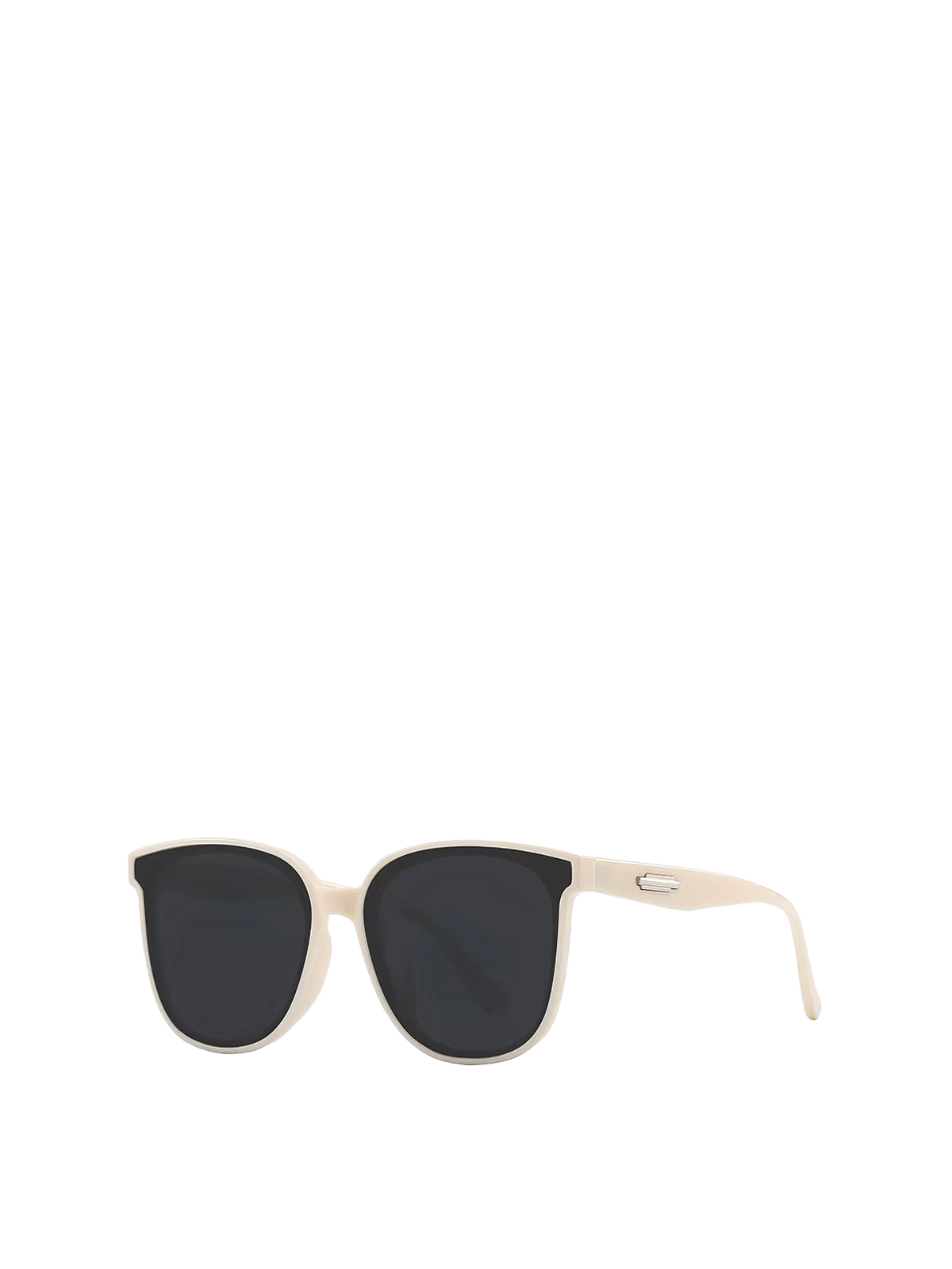 QF New Round Large Frame Sunglasses