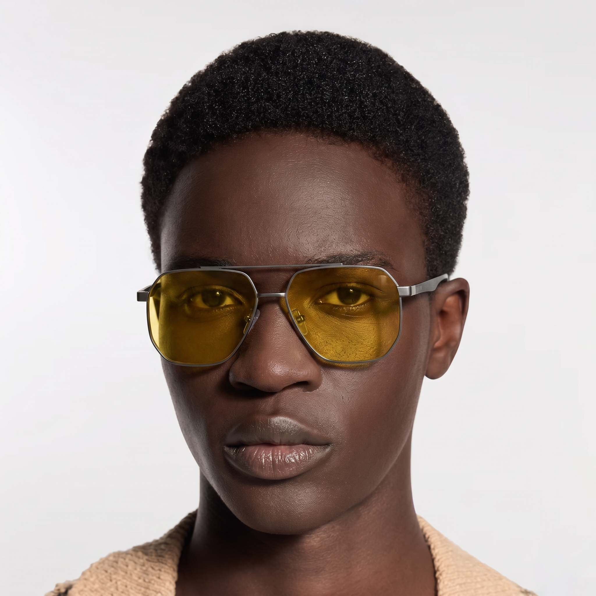 QF Anti-UV Square Sunglasses for Driving & Strong Light