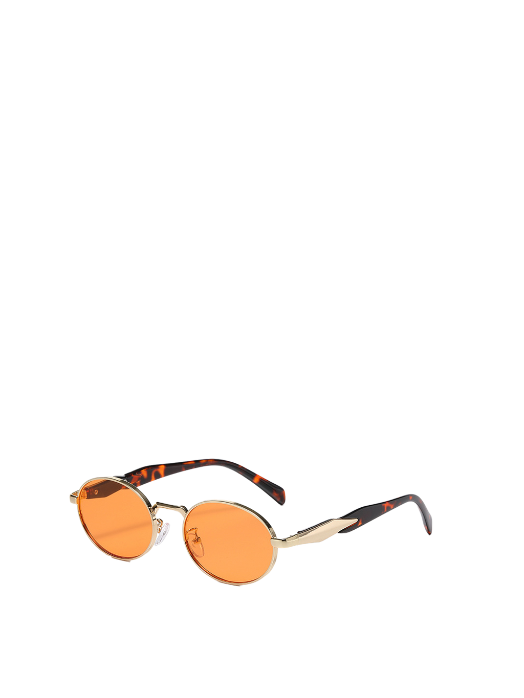 QF New Oval Retro Fashion Sunglasses for Street Style