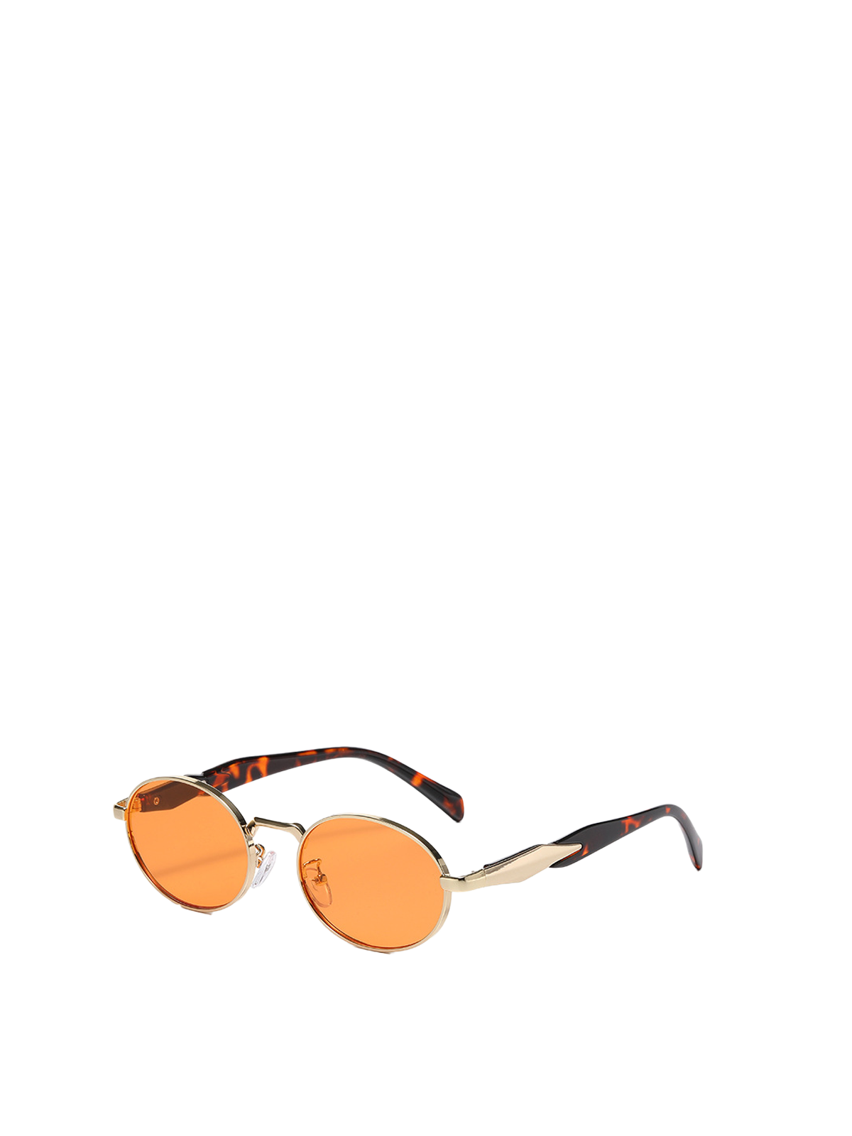 QF New Oval Retro Fashion Sunglasses for Street Style