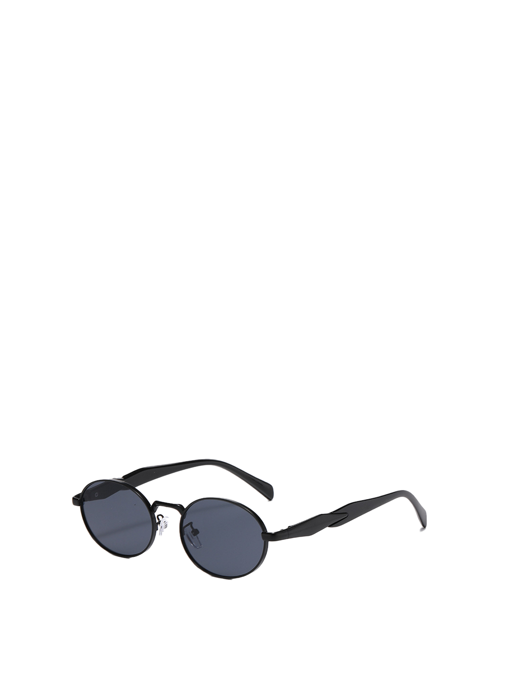 QF New Oval Retro Fashion Sunglasses for Street Style