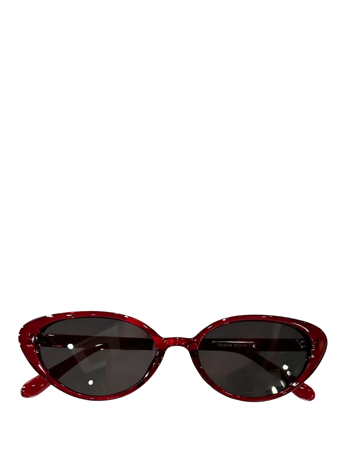 QF Retro Oval Small Cat Eye Sunglasses