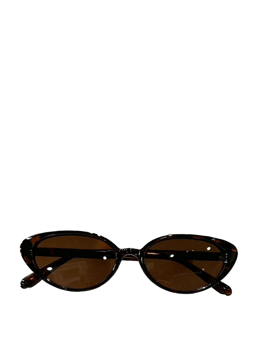 QF Retro Oval Small Cat Eye Sunglasses