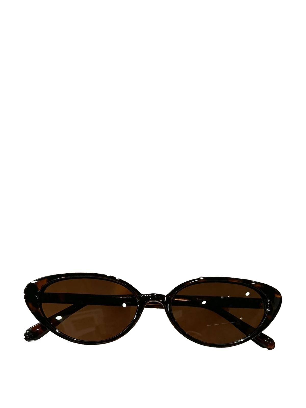 QF Retro Oval Small Cat Eye Sunglasses