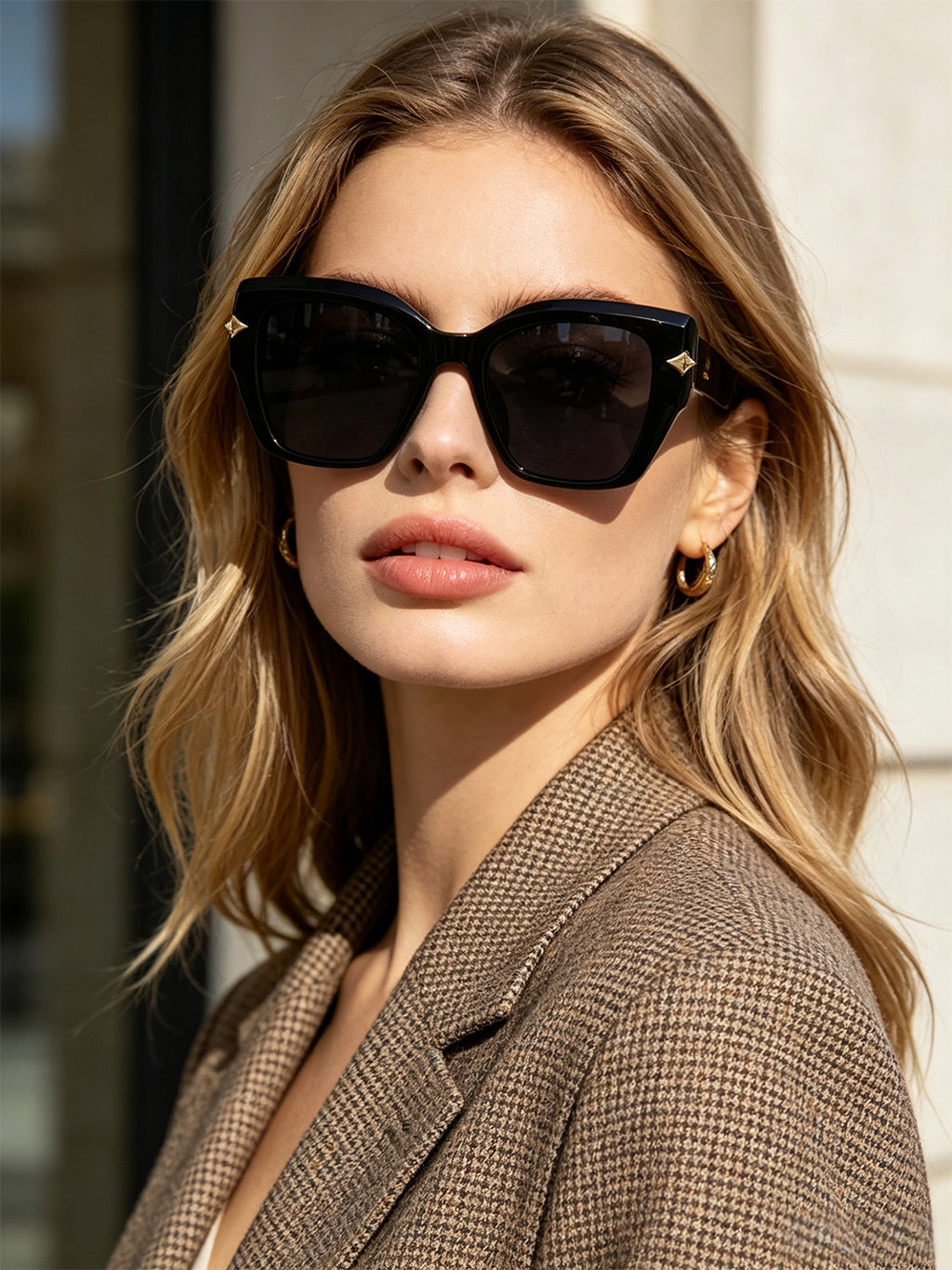 QF New Square Retro Sunglasses