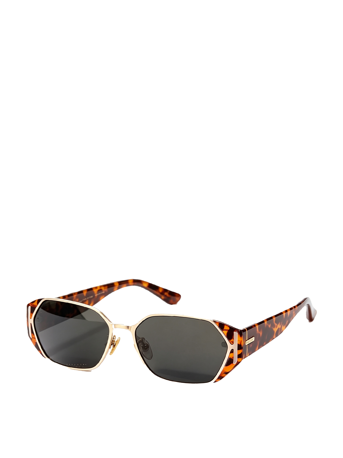 QF New Vintage Tortoiseshell Diamond Sunglasses