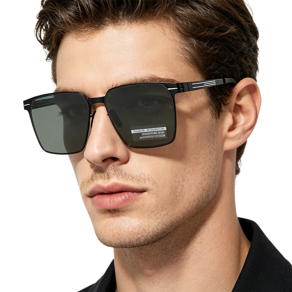 QF New Nylon Square Aviator Sunglasses
