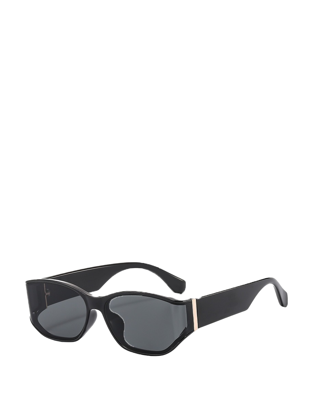 QF etro Curved Small Frame Sunglasses