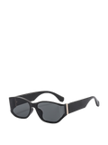QF etro Curved Small Frame Sunglasses