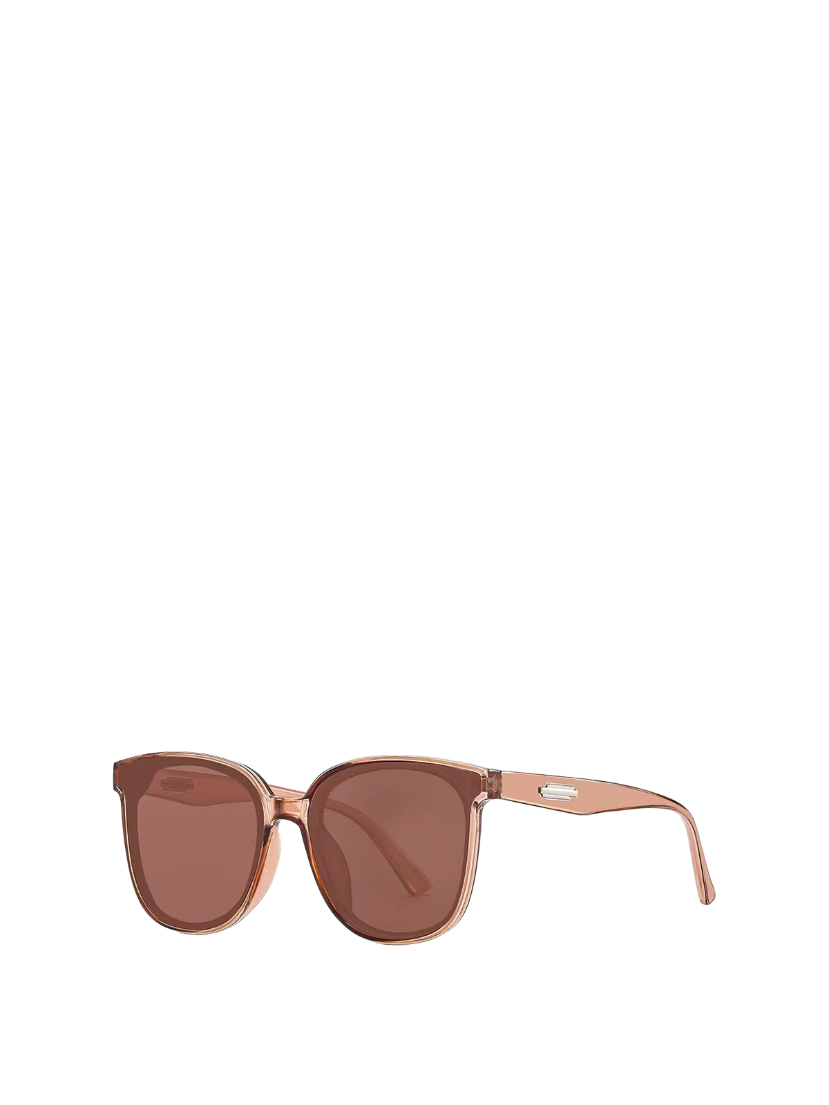 QF New Round Large Frame Sunglasses