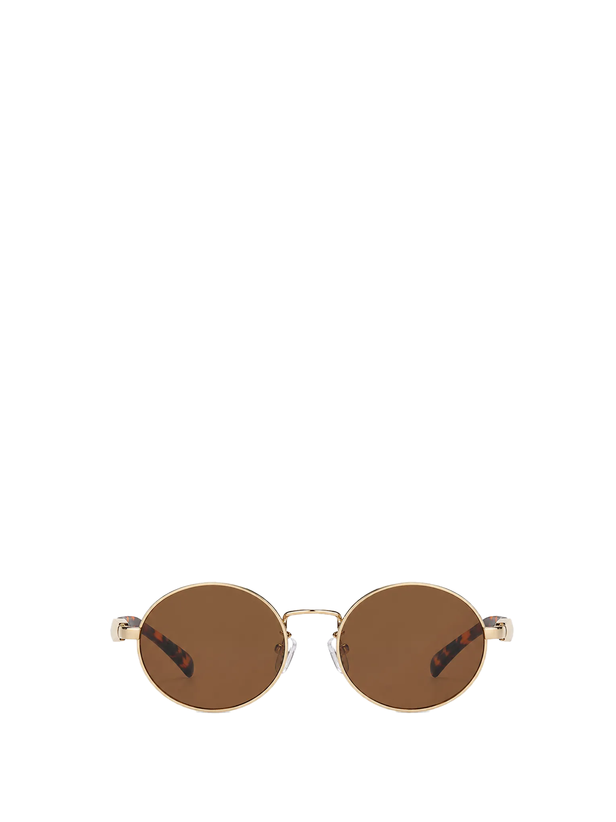QF New Oval Retro Fashion Sunglasses for Street Style