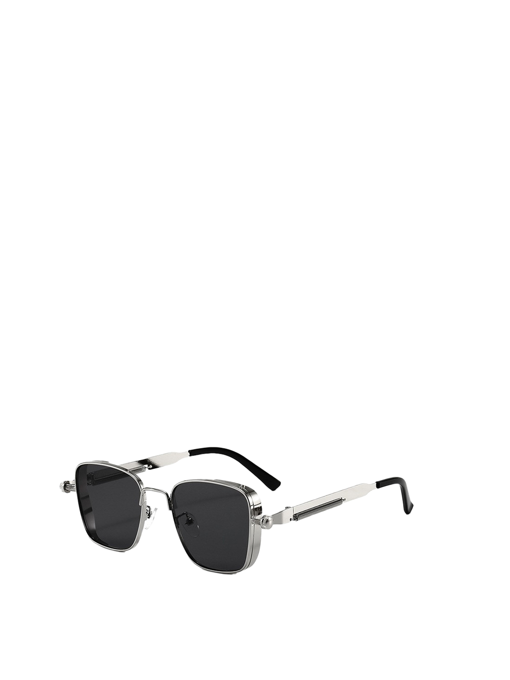 QF Retro Square Steampunk Metal Sunglasses – Unisex