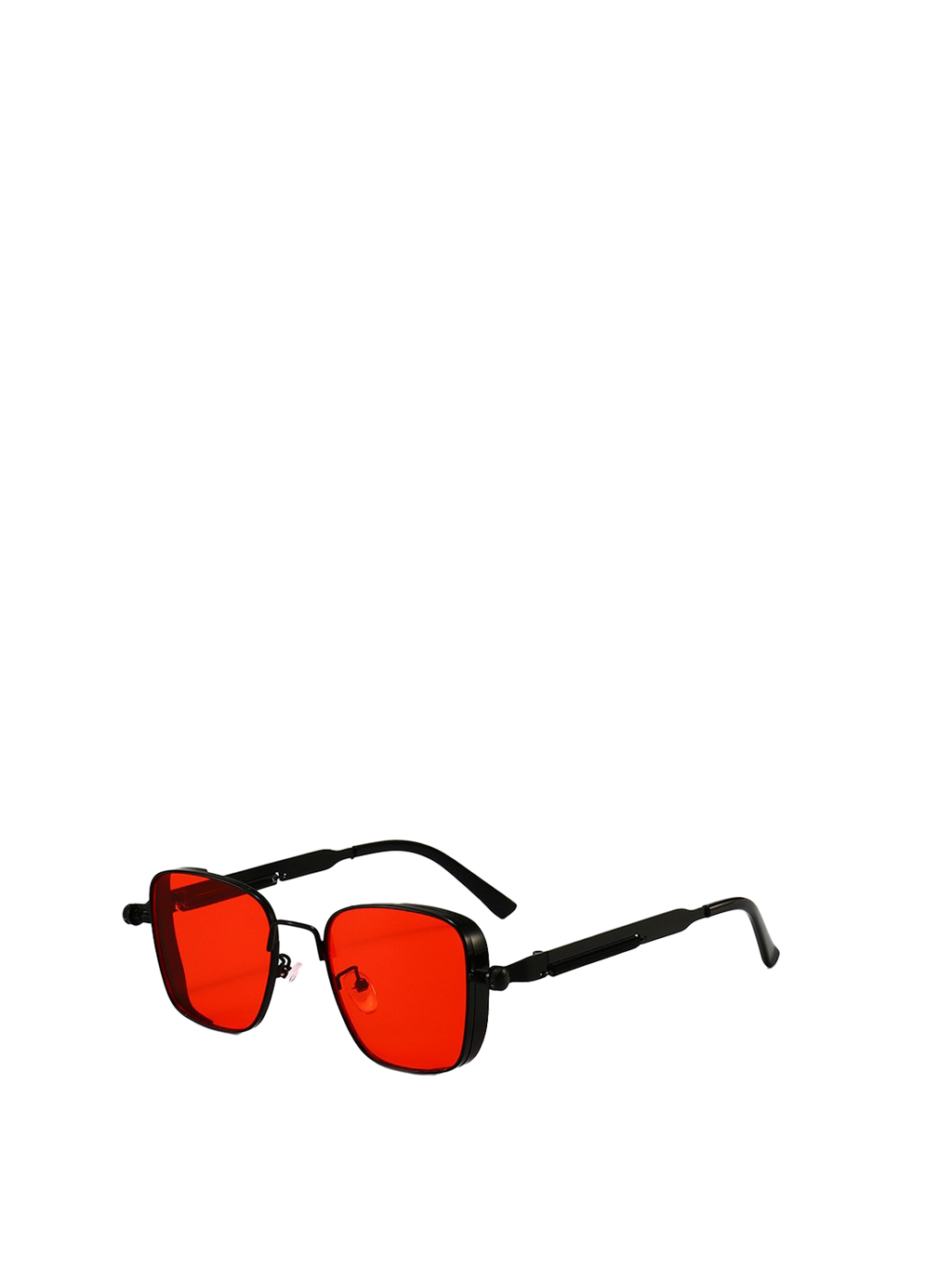 QF Retro Square Steampunk Metal Sunglasses – Unisex