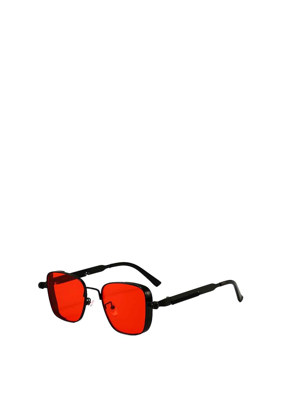 QF Retro Square Steampunk Metal Sunglasses – Unisex