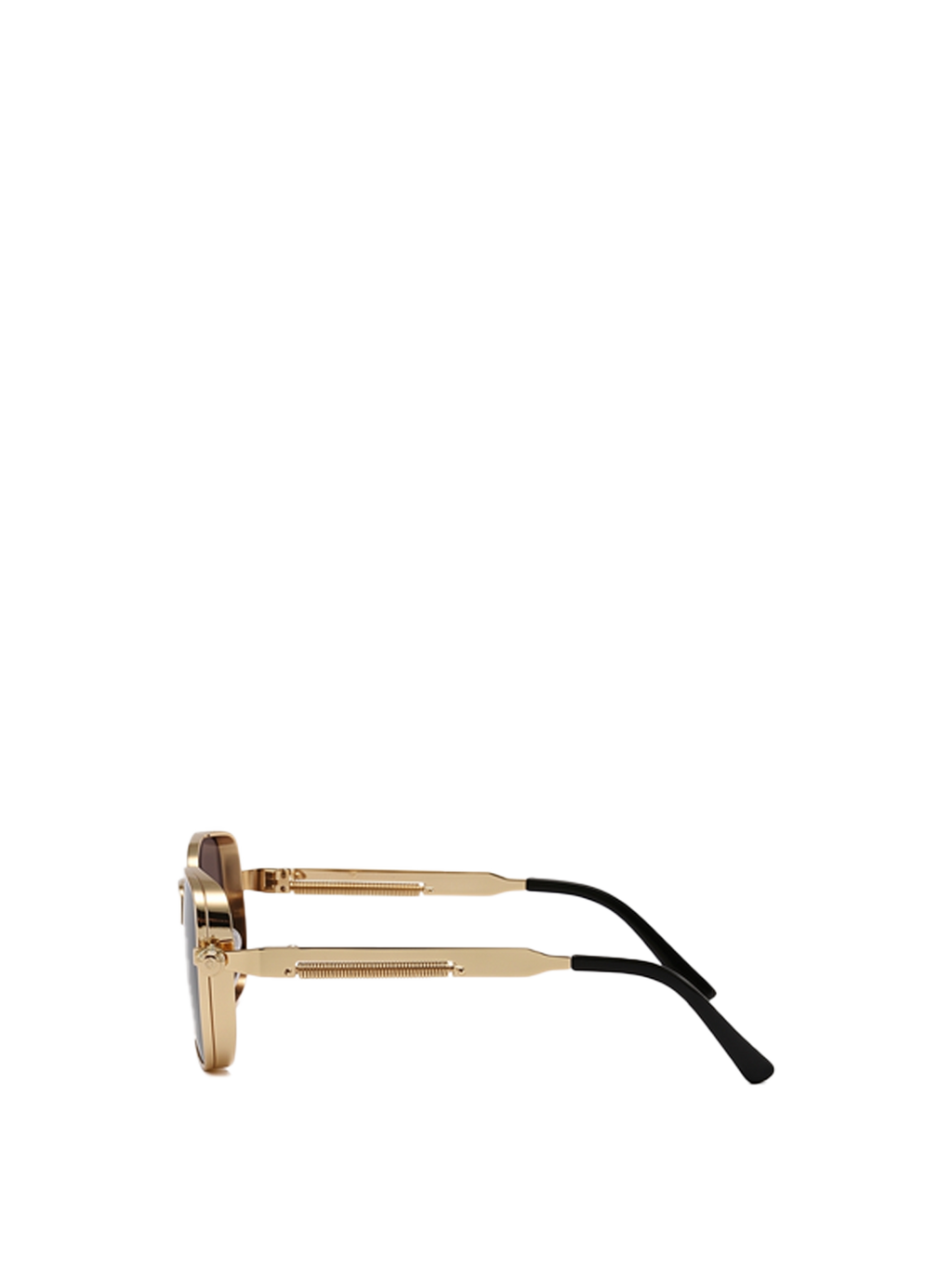 QF Retro Square Steampunk Metal Sunglasses – Unisex