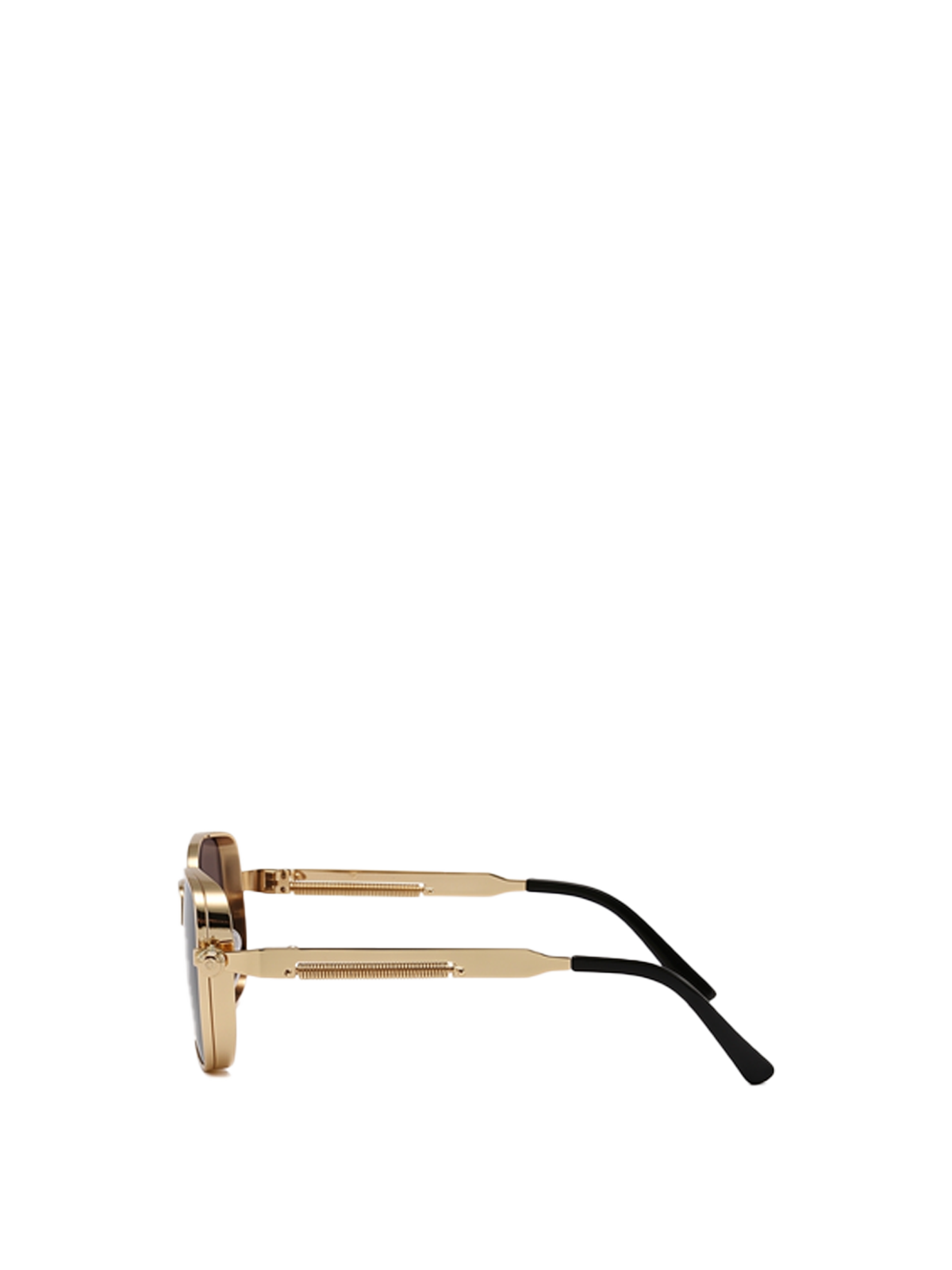 QF Retro Square Steampunk Metal Sunglasses – Unisex